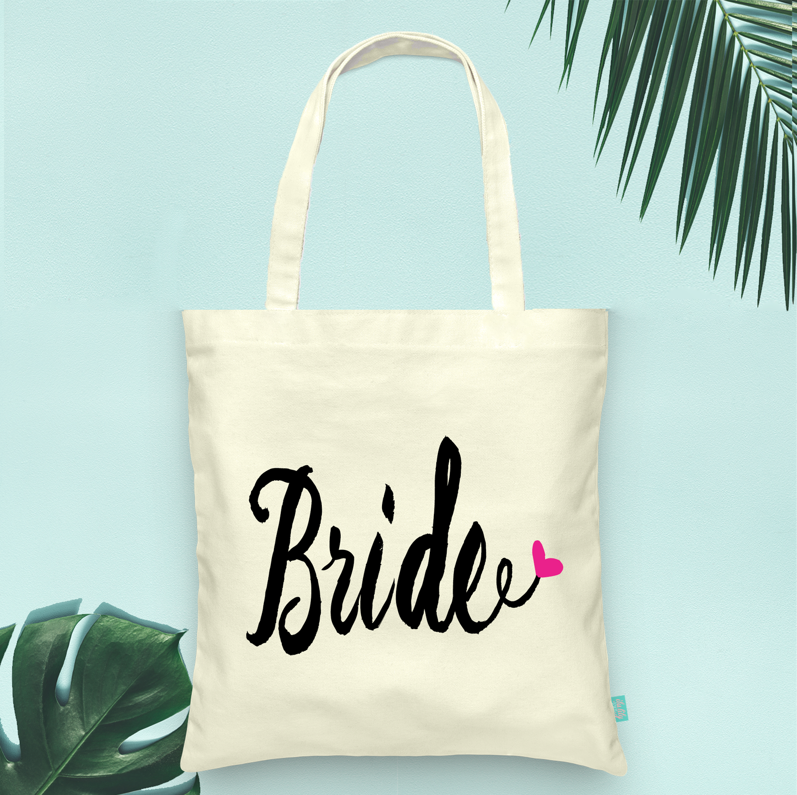 Bride Wedding Tote Bag | Funky Heart