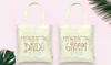 Personalized Mother of the Bride &amp; Groom Tote Bag