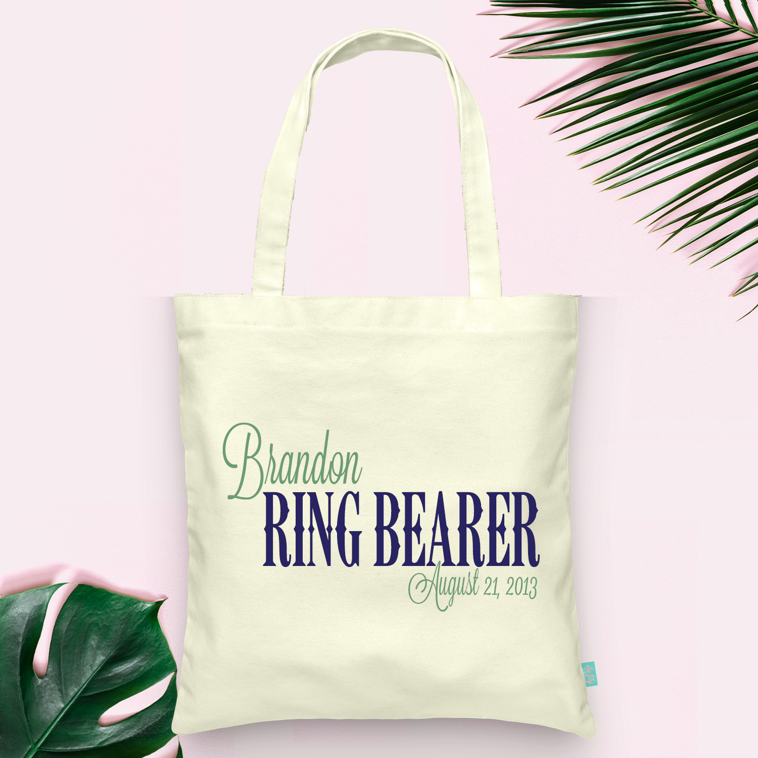 Ring Bearer Personalized Tote Bag
