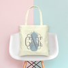Bridal Party Monogram Tote Bags | Personalized Monogrammed Tote Bag | Pineapple