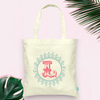 Bridal Party Tote Bag | Personalized Framed Initial