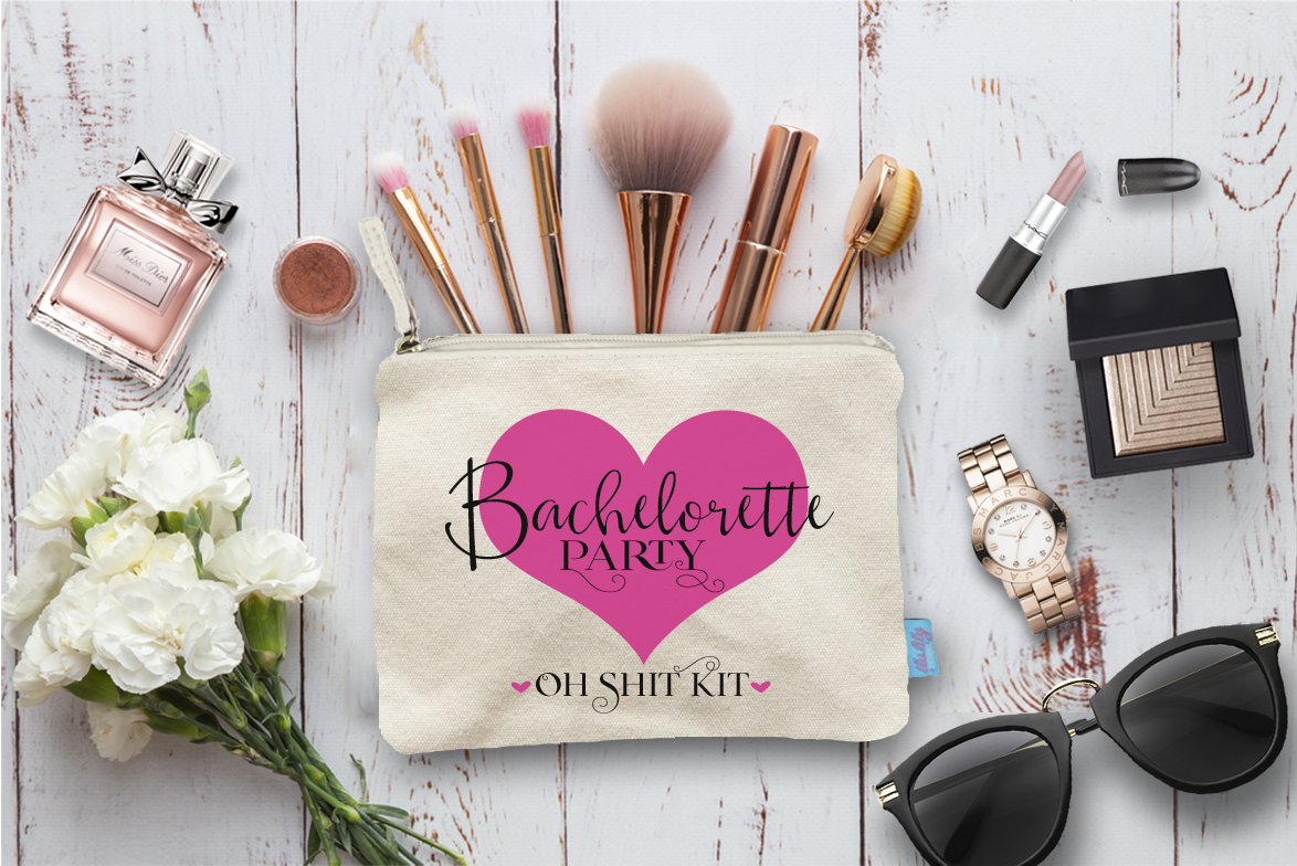 Bachelorette Party Cosmetic Bags | Bachelorette Makeup Bag | Oh Shit Kit