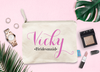 Bridal Party Personalized Makeup Bag | Fancy Personalized Bridesmaid