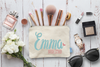 Bridal Party Makeup Bag | Personalized Name with Heart