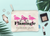 Bridal Party Makeup Bag | Destination Bachelorette Cosmetic Favor | Flamingo Outline Let's Flamingle