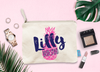 Bridal Party Personalized Cosmetic Bag | Makeup Bag Favor | Pineapple
