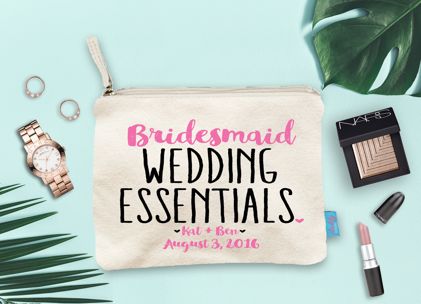 Bridal Party Makeup Bag | Bridesmaid Essentials