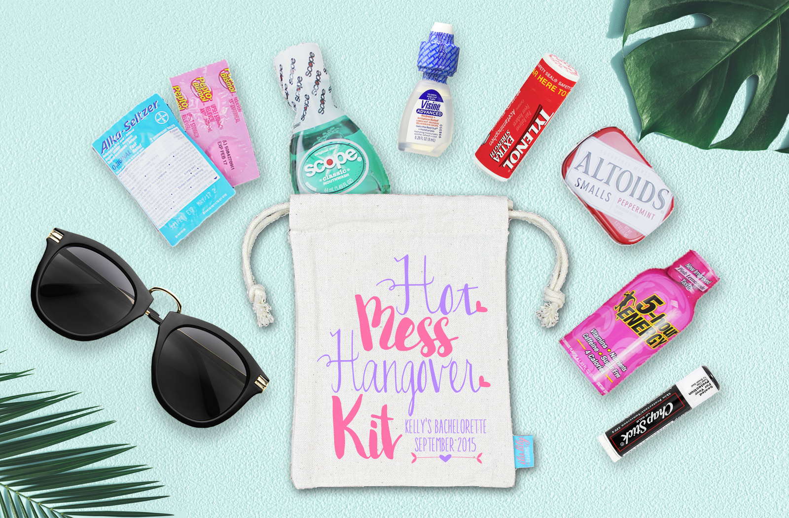 Bachelorette Party Hangover Favor Bag | Hot Mess Express