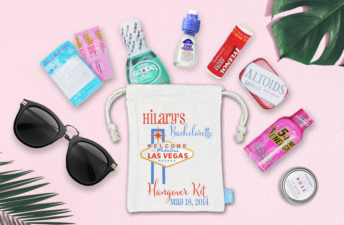 Bachelorette Party Vegas Hangover Kit | Bachelorette Party Favor Bag