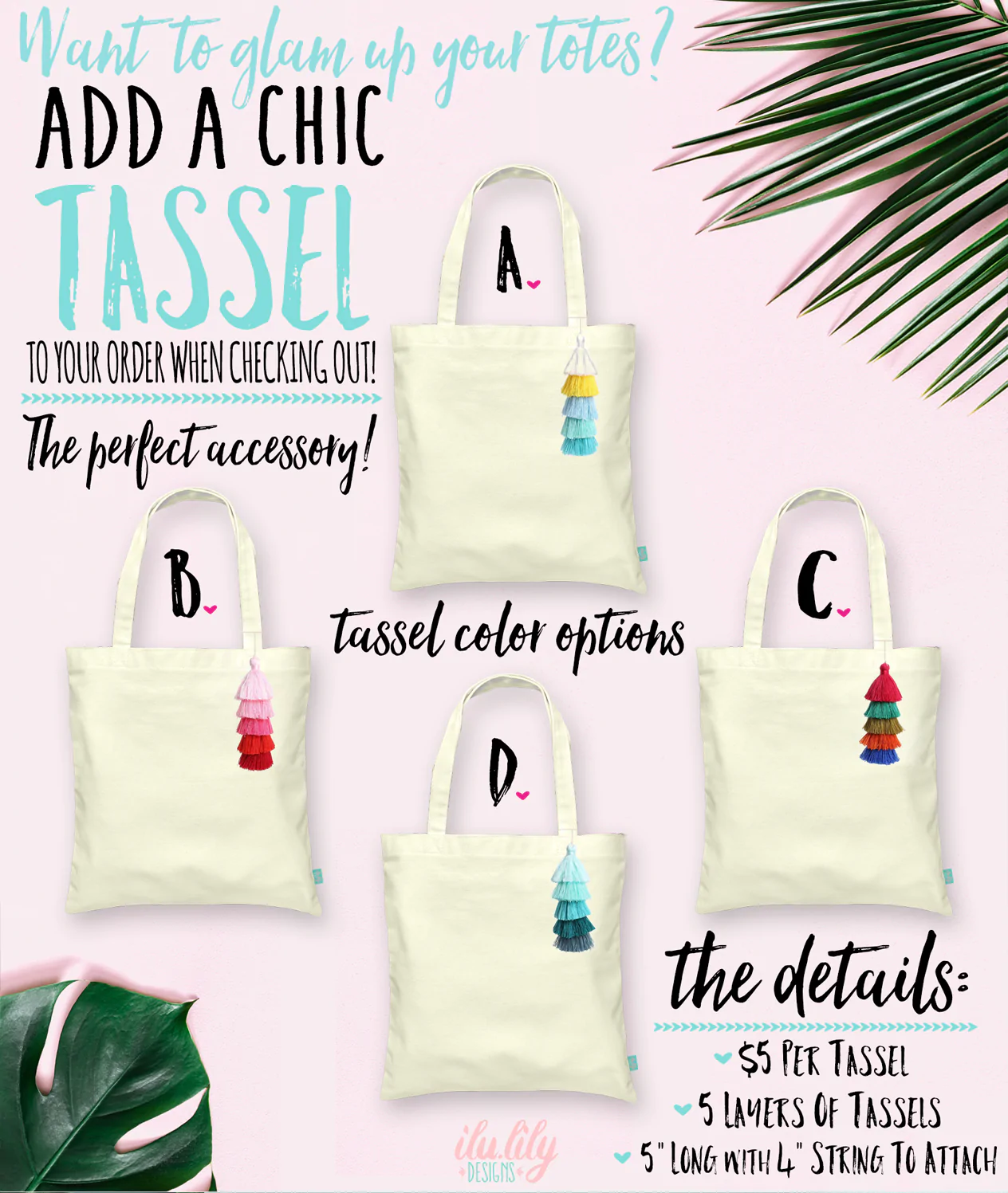 Mexico Personalized Canvas Tote Bag for Weddings - ilulily designs