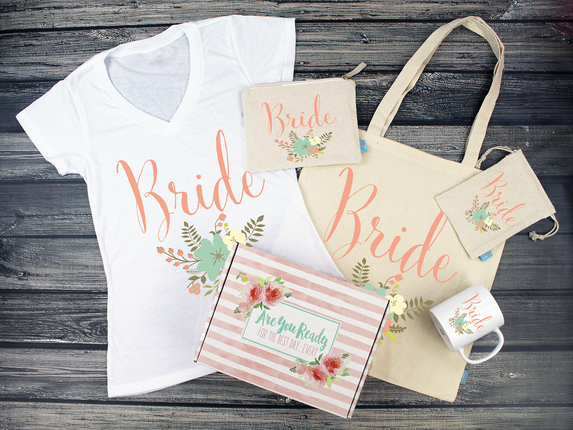 Bride Gift Box | Bride to Be Gift | Floral Chic Bride