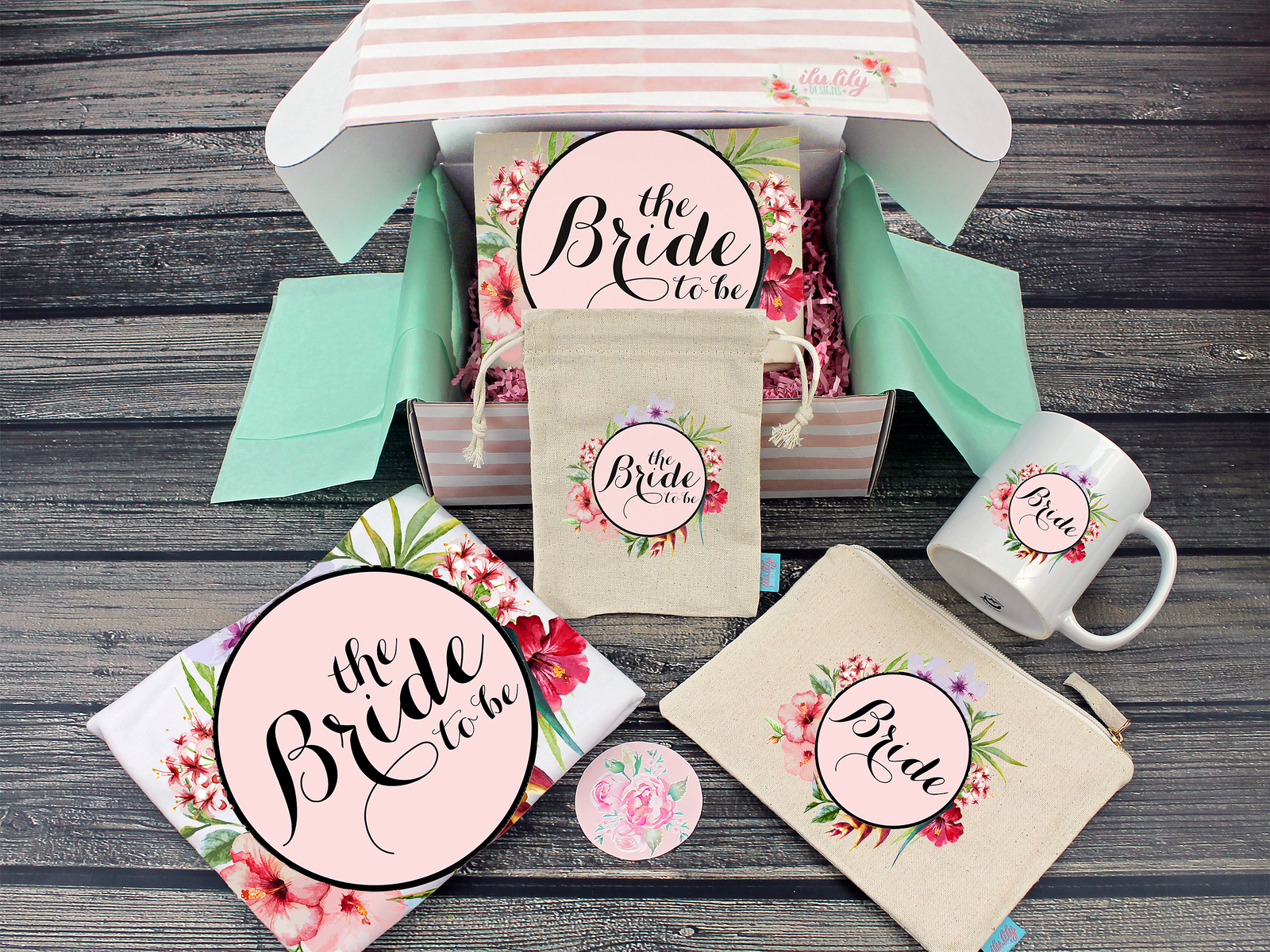 Bridal Gift Boxes | Gift for Bride to Be | Floral