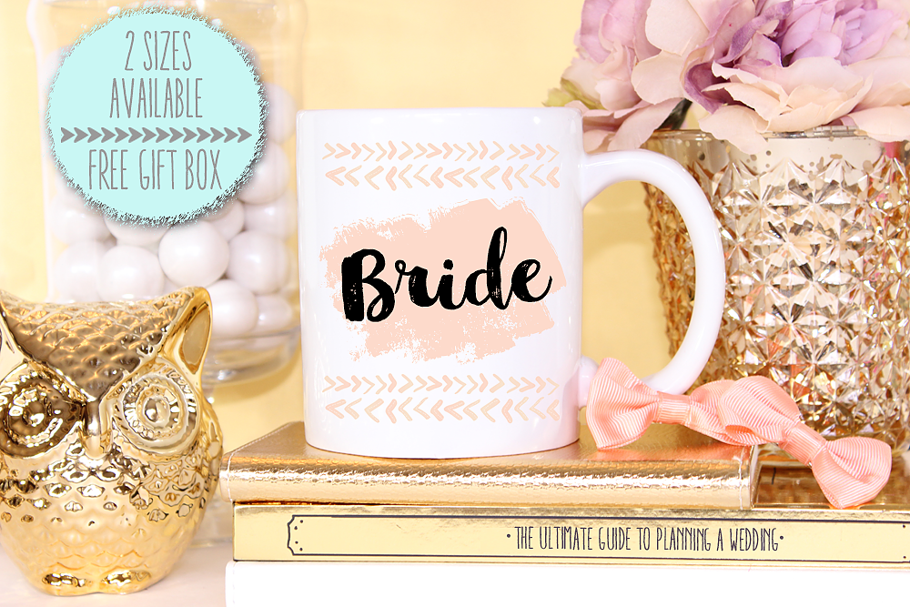 Engagement Mug | Gift for Bride to Be | Funky Modern Bride