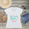 Bridal Party V-Neck T-Shirt | Matching Bachelorette Party Shirts | Bride&#39;s Drinking Team