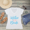 Wedding Party V-Neck T-Shirt | Mother of the Bride