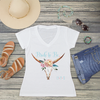 Bride to Be V-Neck T-Shirt | Bridal Party Matching Shirts | Antlers