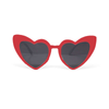 Retro Heart Shaped Sunglasses - Red