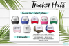 Bachelorette Party Trucker Hats | Flamingo Theme Hat | Flamingo Outline Let&#39;s Flamingle