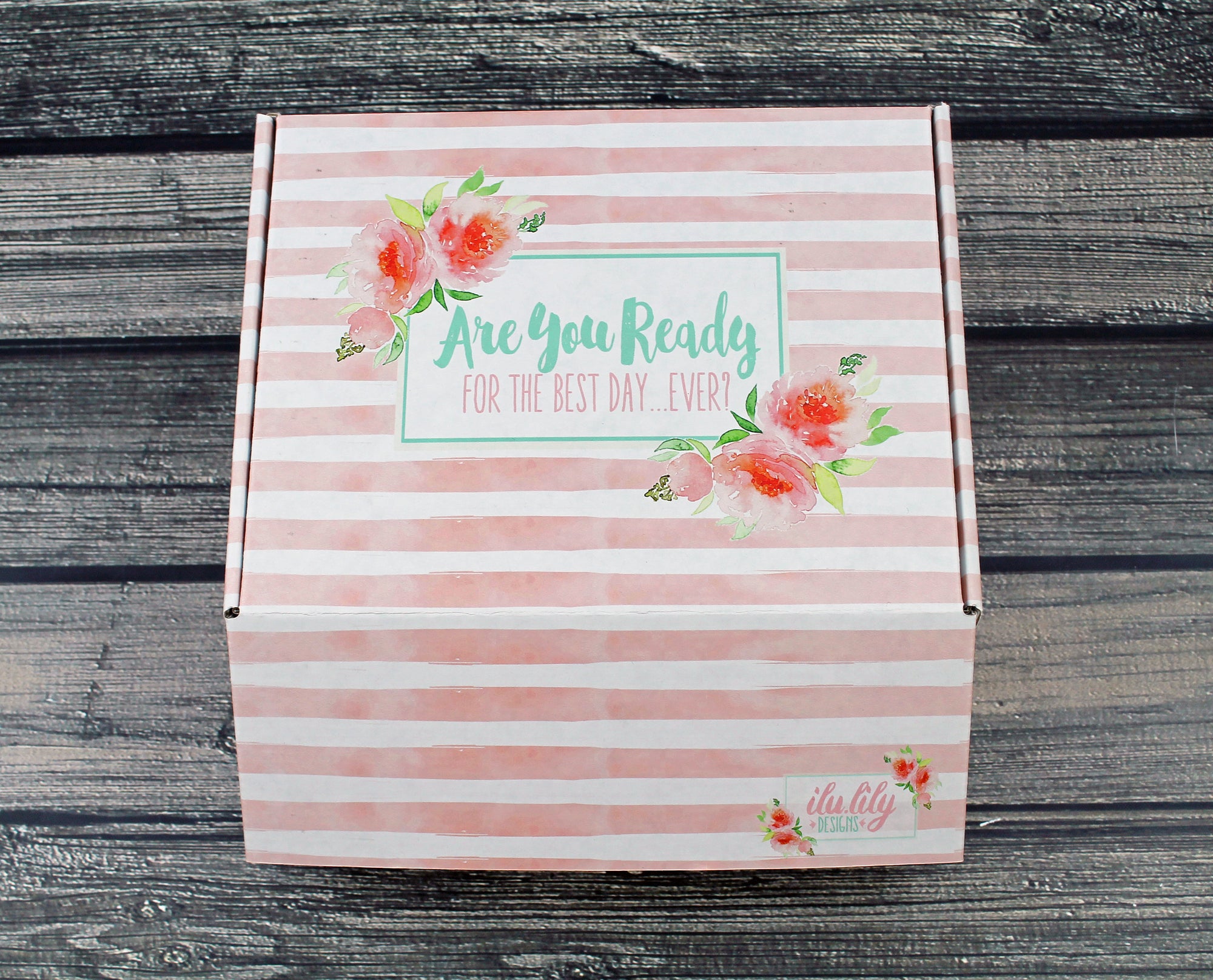 Bridesmaid Proposal Box | Will You Be My Bridesmaid | Circular Floral