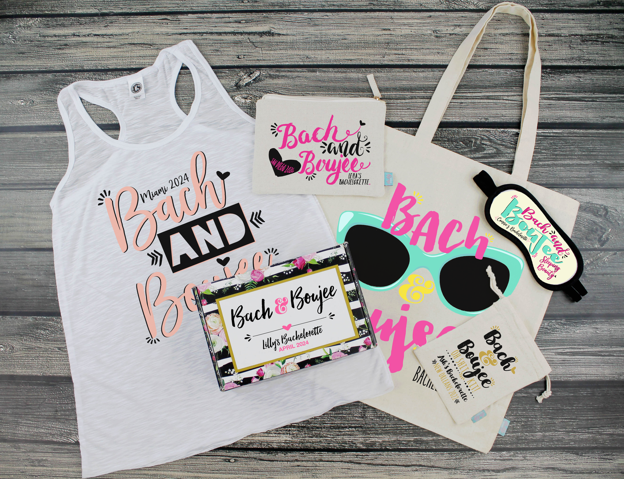 Bach and Boujee Bachelorette Survival Kit | Bachelorette Party Essentials Gift Box