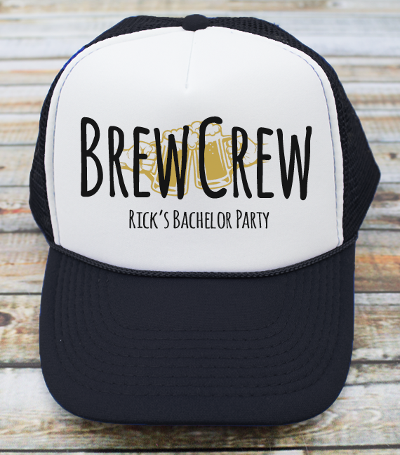 Bachelor Party Trucker Hats | Personalized Trucker Hat | Brew Crew