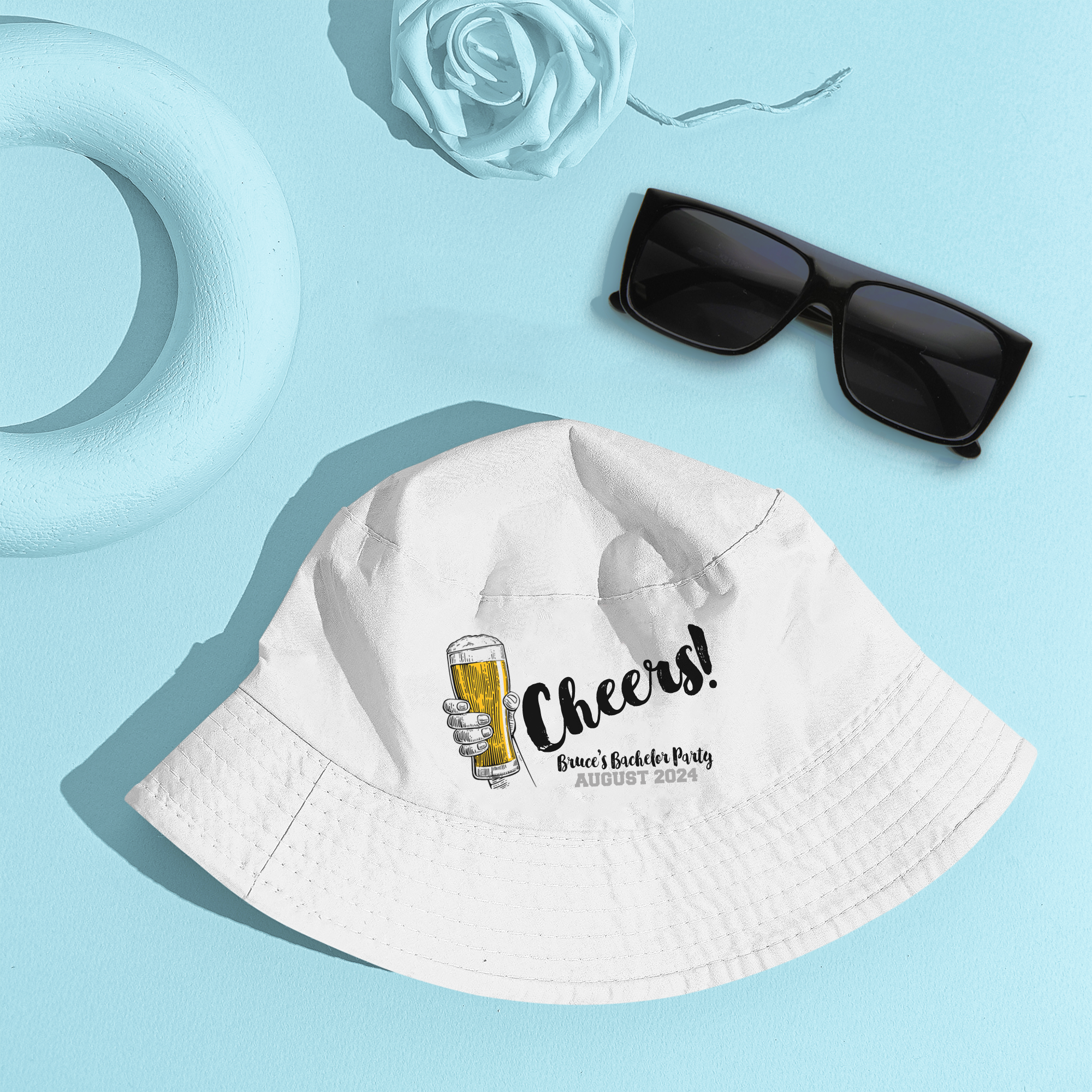 Bachelor Party Bucket Hat | Cheers Beer