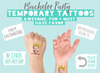 Custom Temporary Tattoo Bachelor Party Favors | Bachelor King