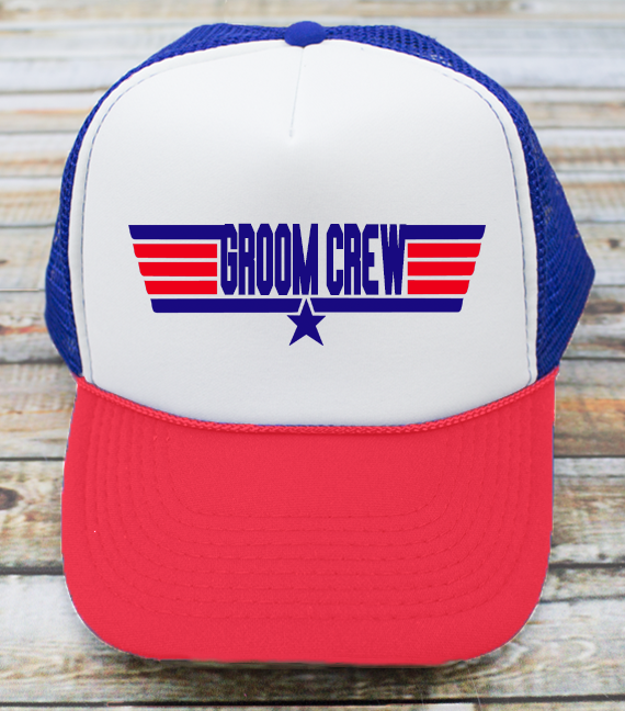 Bachelor Party Trucker Hat | Top Gun Groom Crew Hat