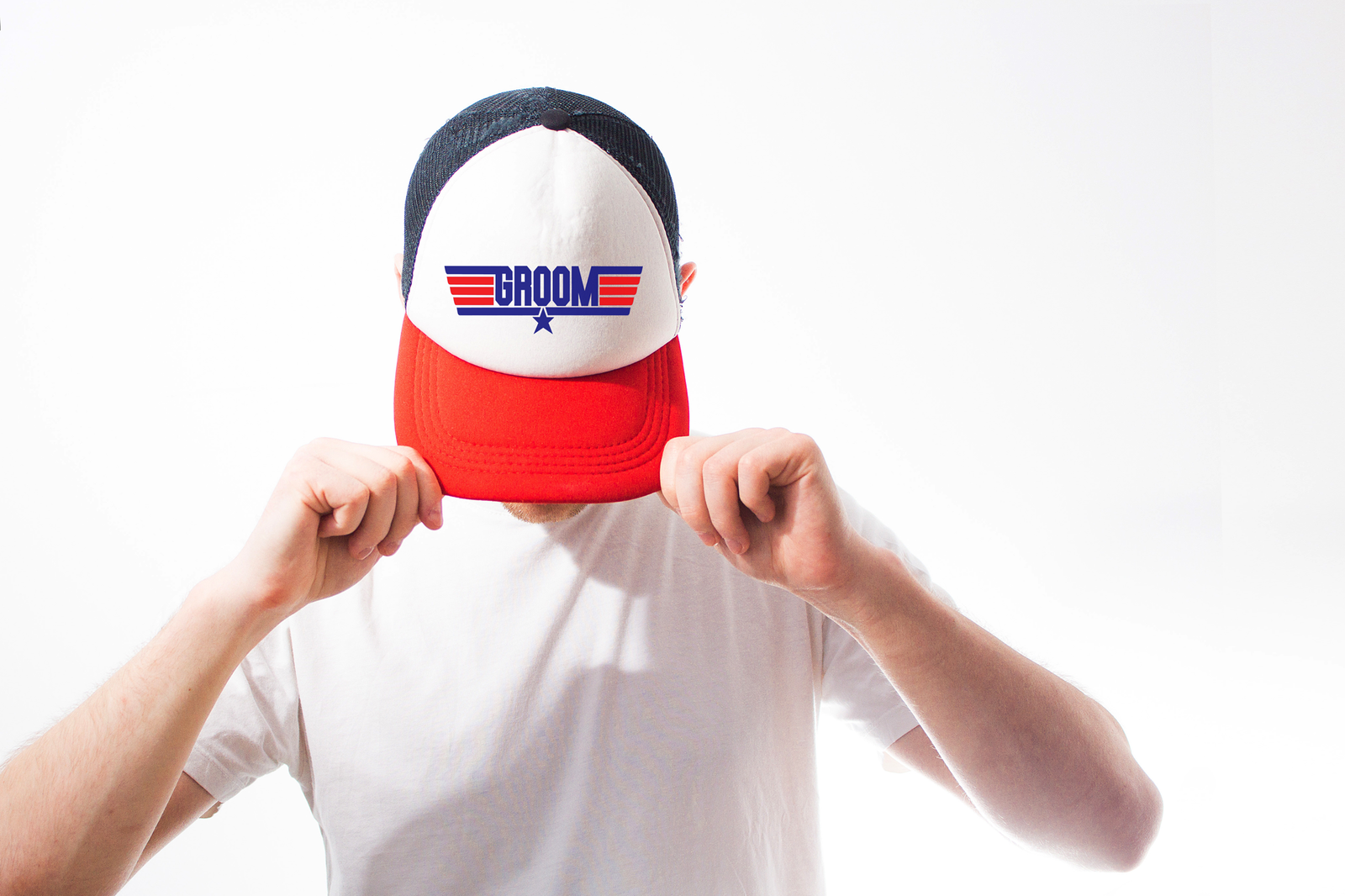 Bachelor Party Trucker Hat | Top Gun Groom Hat