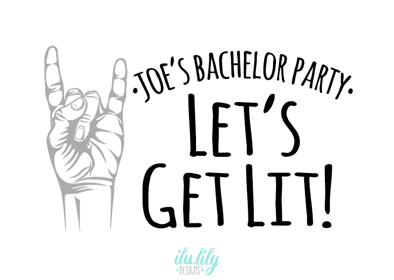 Bachelor Party Bucket Hat | Let's Get Lit!