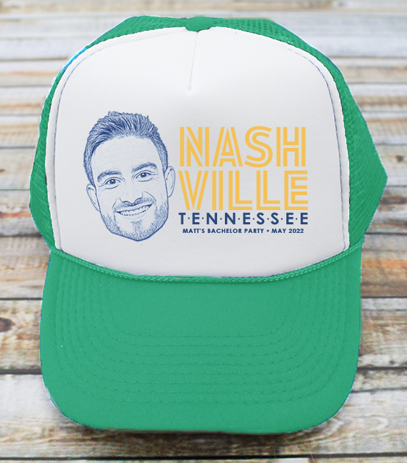 Bachelor Party Trucker Hats | Nashville Bachelor Party Hat