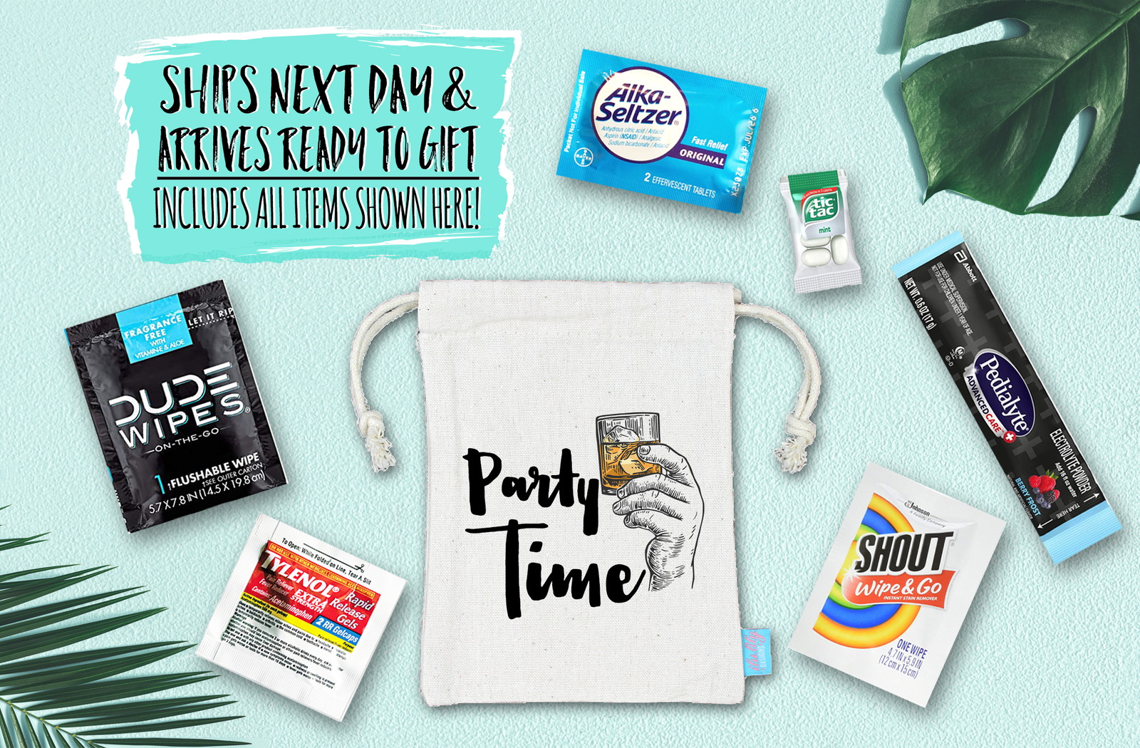 Bachelor Party Hangover Survival Kit with Supplies | Party Time Kit