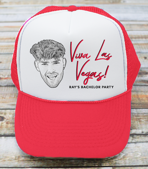 Bachelor Party Trucker Hats | Viva Las Vegas Hat