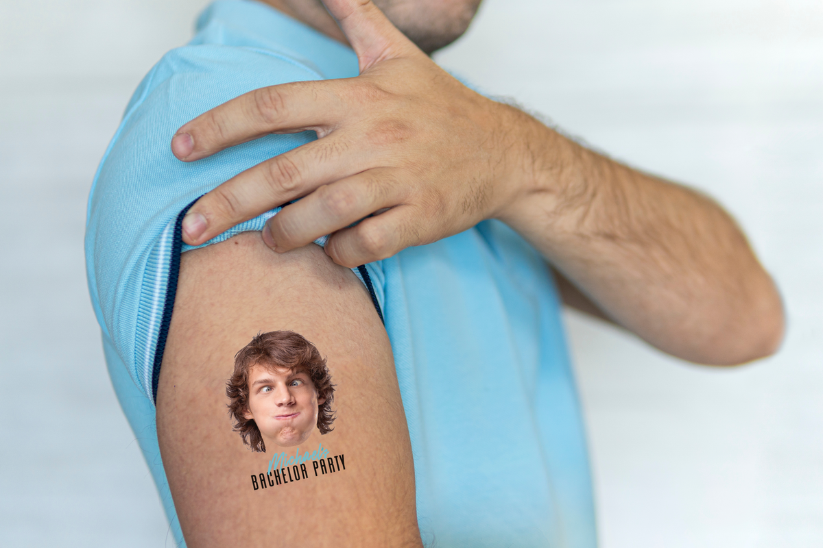 Custom Temporary Tattoo Bachelor Party Favors | Bachelor Party