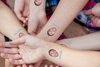 Custom Temporary Tattoo Bachelorette Party Favors | Bachelor Arch Hearts