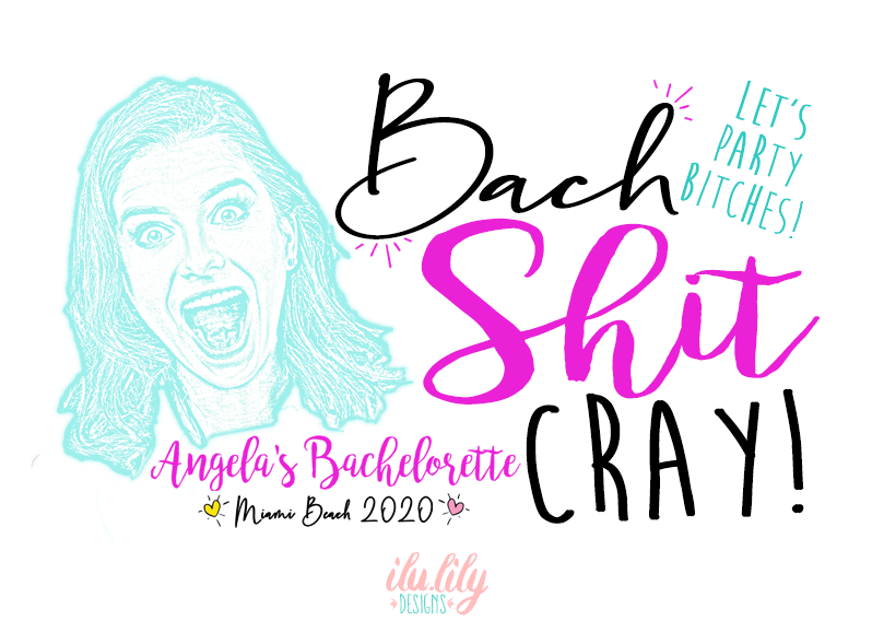 Bachelorette Party Trucker Hats | Custom Photo Hat | Bach Shit Cray