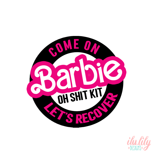 Bachelorette Party Hangover Survival Kit with Supplies | Barbie Oh Shit Kit