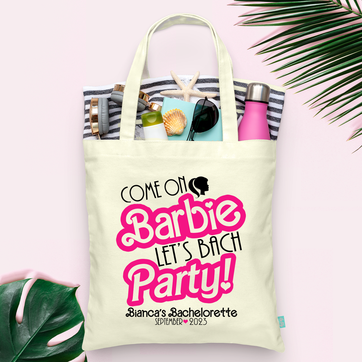 Bachelorette Party Tote Bag | Barbie Bachelorette | Come on Barbie Lets Bach Party