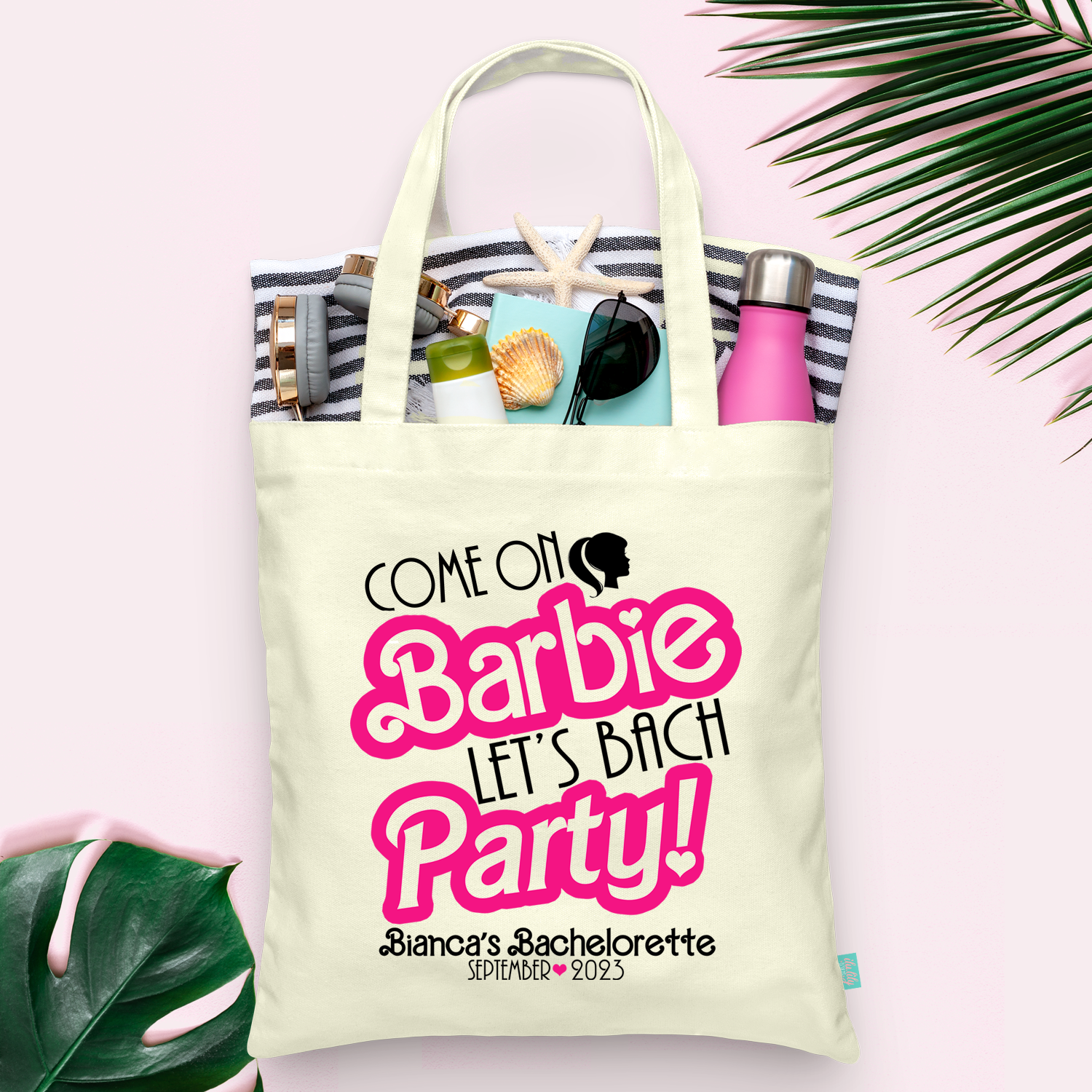 Bachelorette Party Tote Bag, Barbie Bachelorette