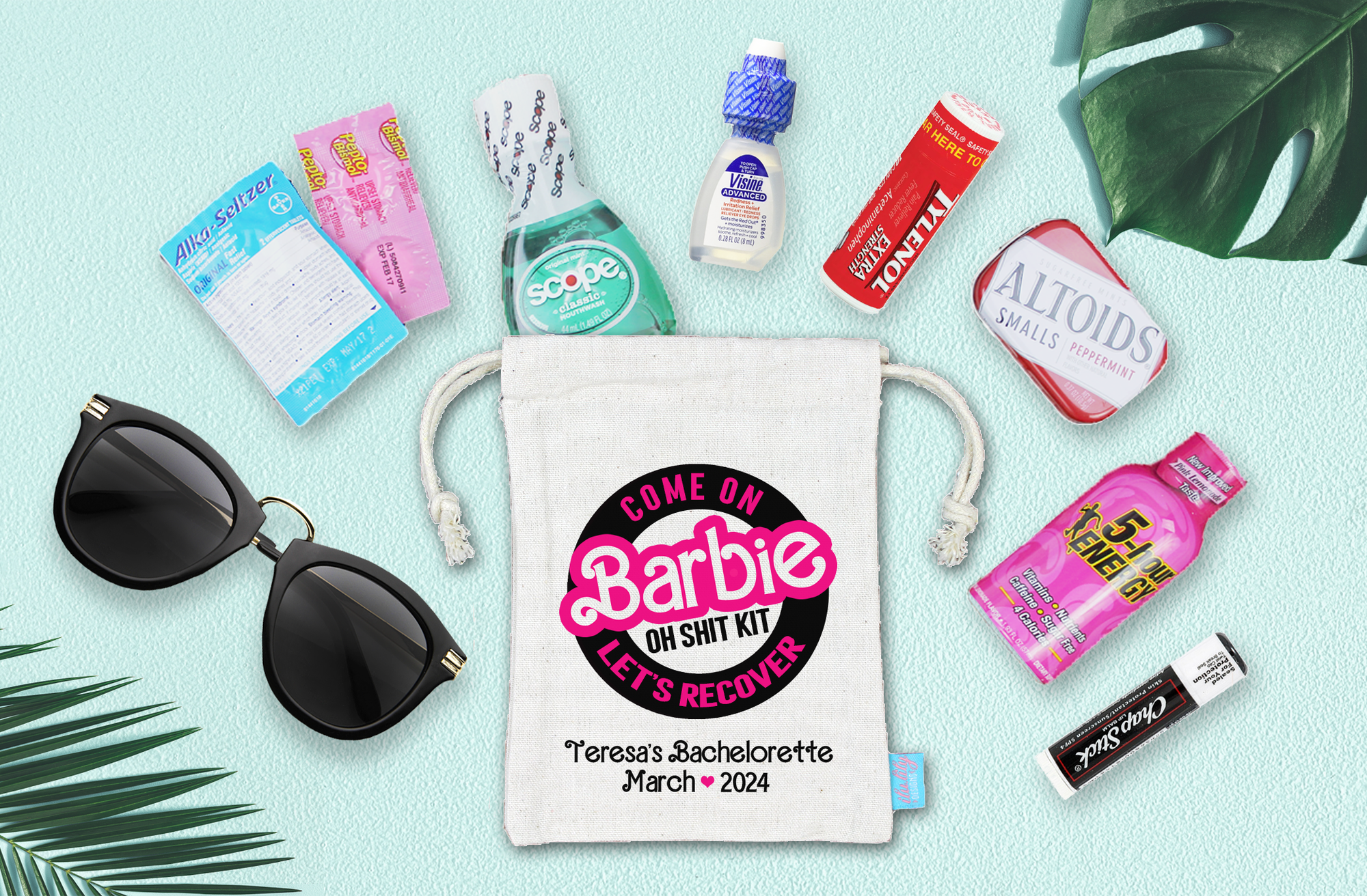 Bachelorette Party Favor Bags | Barbie Bachelorette | Come On Barbie Lets Recover