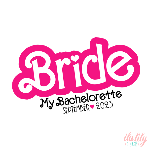 Barbie Bachelorette Party Racerback Tank Top