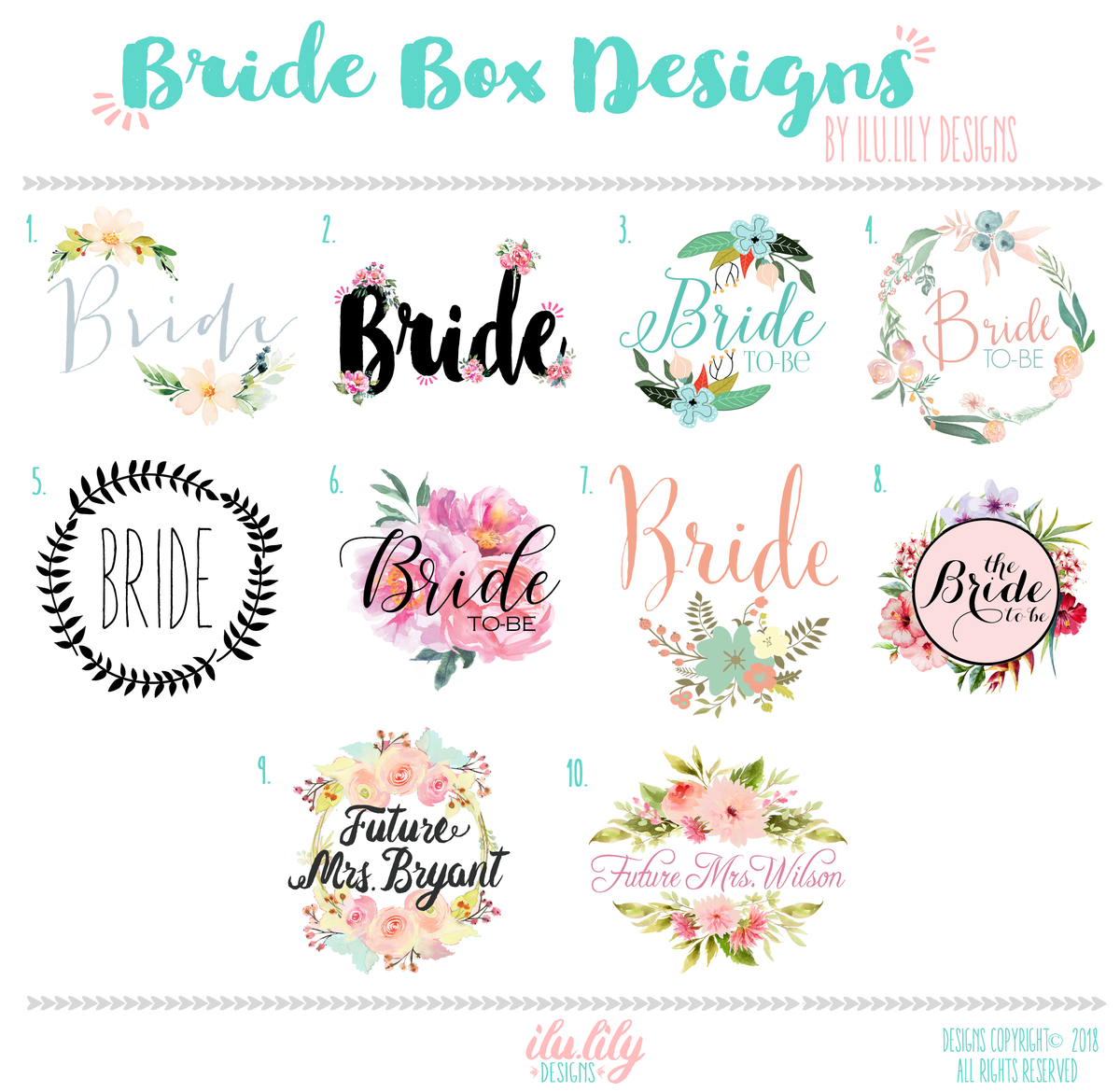 Engagement Gift Box | Gift for Bride to Be | Floral Wreath