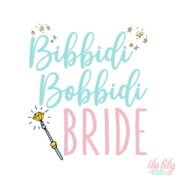 Bachelorette Party Tote Bags | Disney Bachelorette | Bibbidi Bobbidi Bride