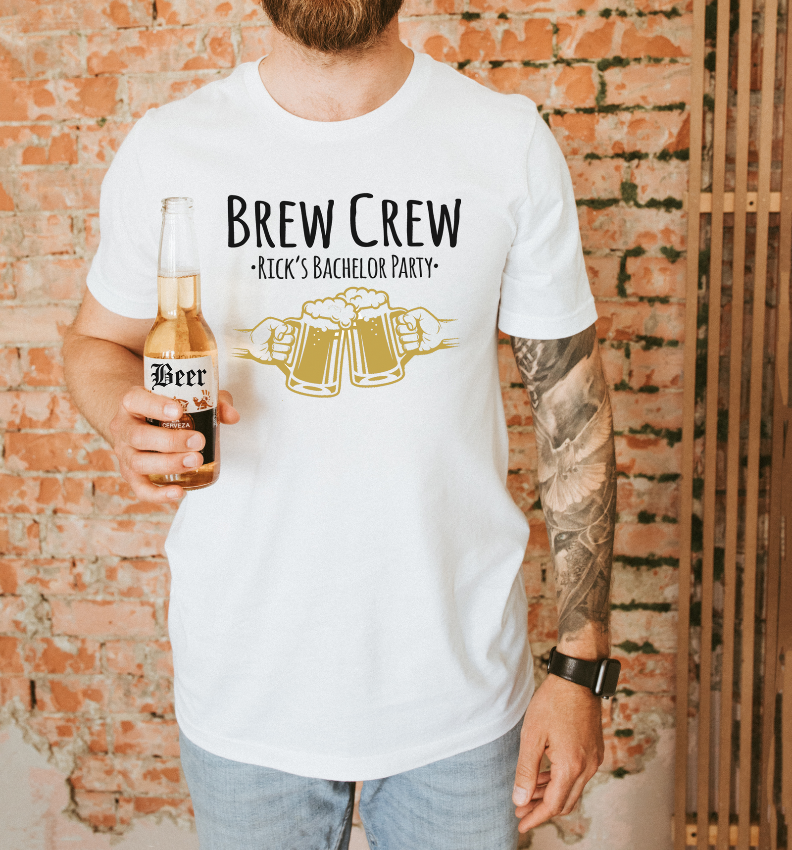 Bachelor Party Shirt | Custom Brew Crew Bachelor Party Shirt Funny