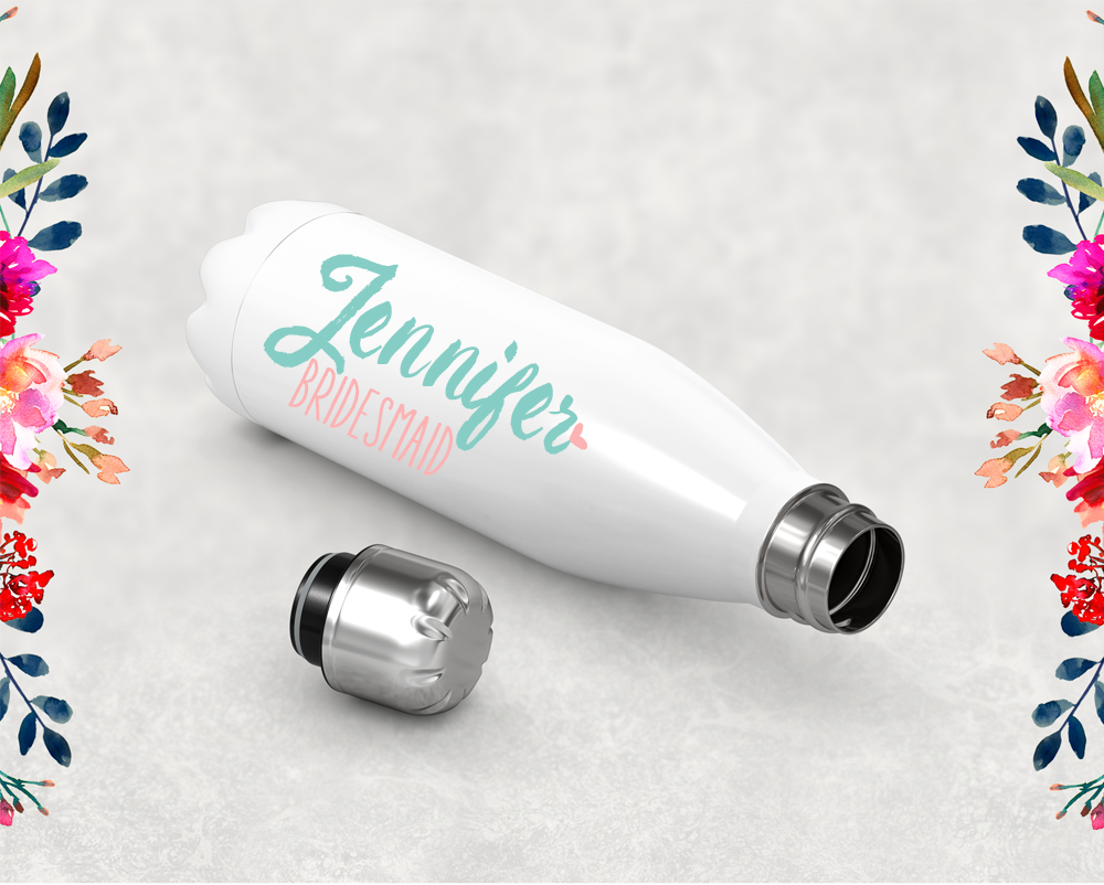 Bridal Party Personalized Water Bottle | Swell Style Water Bottle | Bridesmaids