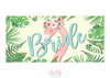 Bride Beach Towel | Flamingo Bachelorette | Flamingo Bride