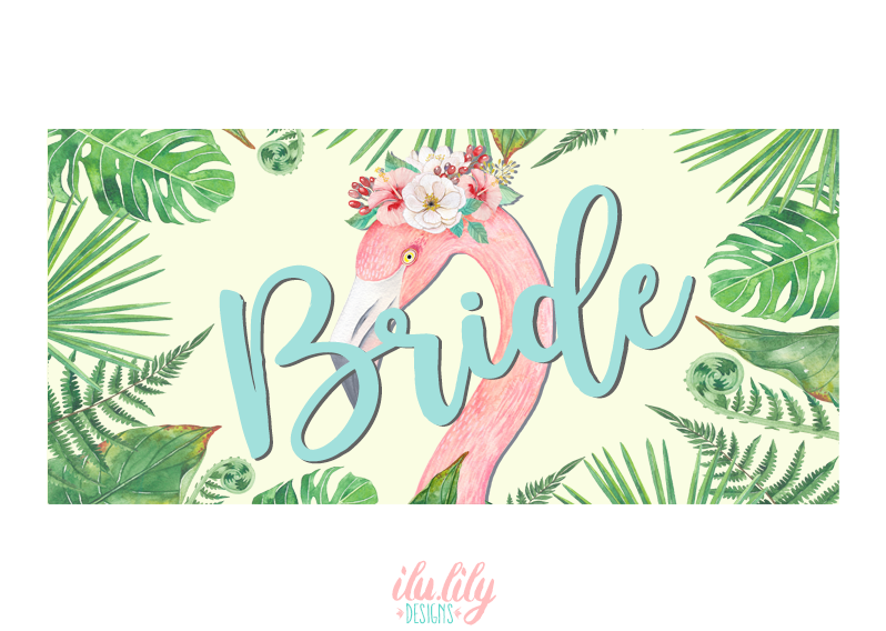 Bride Beach Towel | Flamingo Bachelorette | Flamingo Bride