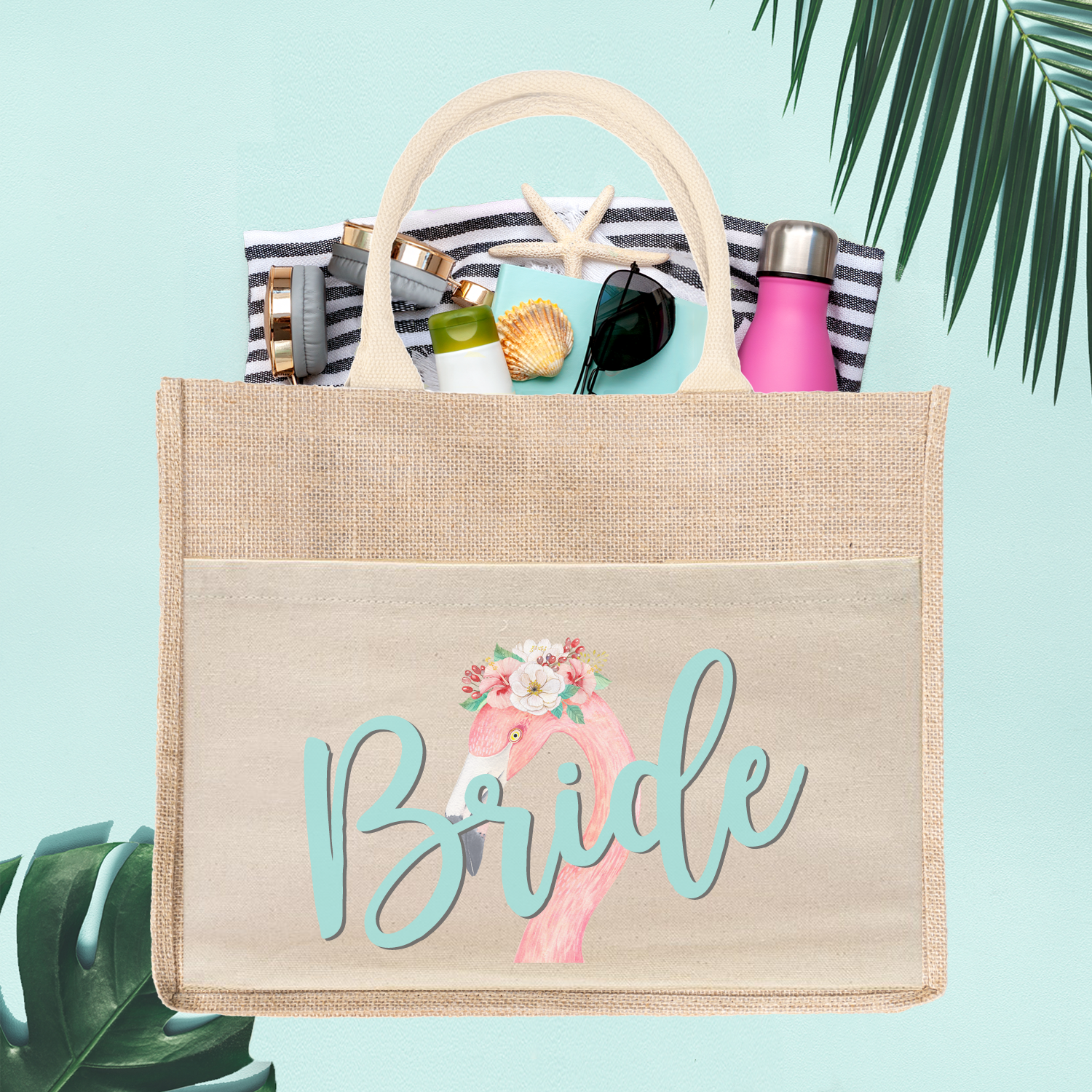 Bride beach tote sales