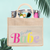 Bachelorette Party Burlap Jute Tote Bag Favor | Colorful Bride's Babe