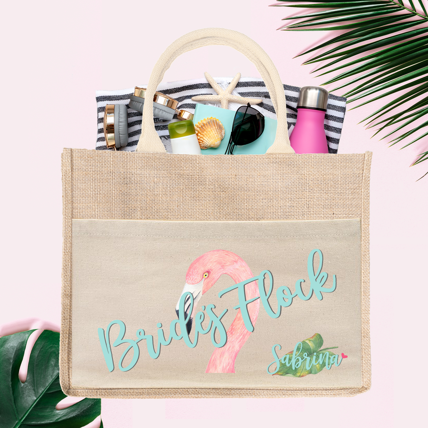 Pink Flamingo Makeup Bag | My Doris | Lisa Angel